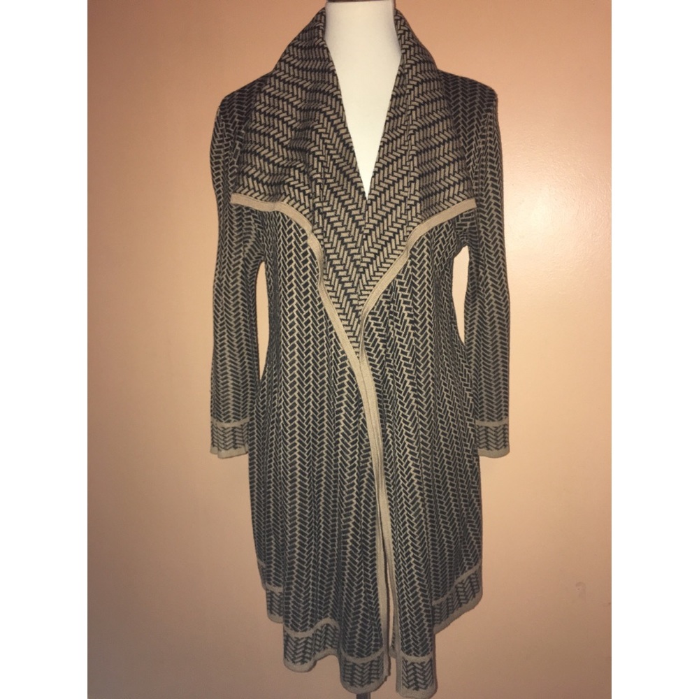Long sweater cardigan